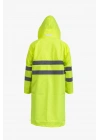 Coat Raincoat Reflective Yellow