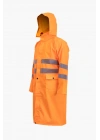 Coat Raincoat Reflective Orange
