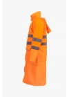 Coat Raincoat Reflective Orange