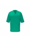 Unisex Short Sleeve Top Scrubs Doctor Nurse Uniform