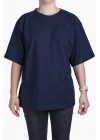 Unisex Oversize T Shirt Navy Blue