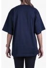 Unisex Oversize T Shirt Navy Blue