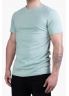Unisex Regular Fit Crew Neck T Shirt Aqua Green