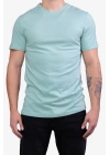 Unisex Regular Fit Crew Neck T Shirt Aqua Green