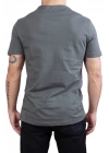Unisex V Neck Regular Fit T Shirt Anthracite