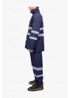 Raincoat Set Reflective Navy Blue