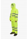 Raincoat Set Reflective Yellow