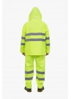 Raincoat Set Reflective Yellow