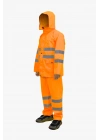 Raincoat Set Reflective Orange
