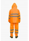 Raincoat Set Reflective Orange