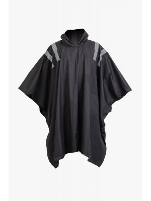 Poncho Raincoat Black