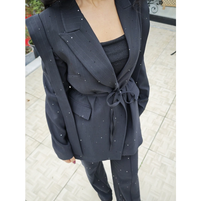 IŞILTILI CEKET PANTOLON TAKIM