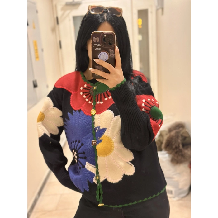 İTHAL ÇİÇEK HIRKA