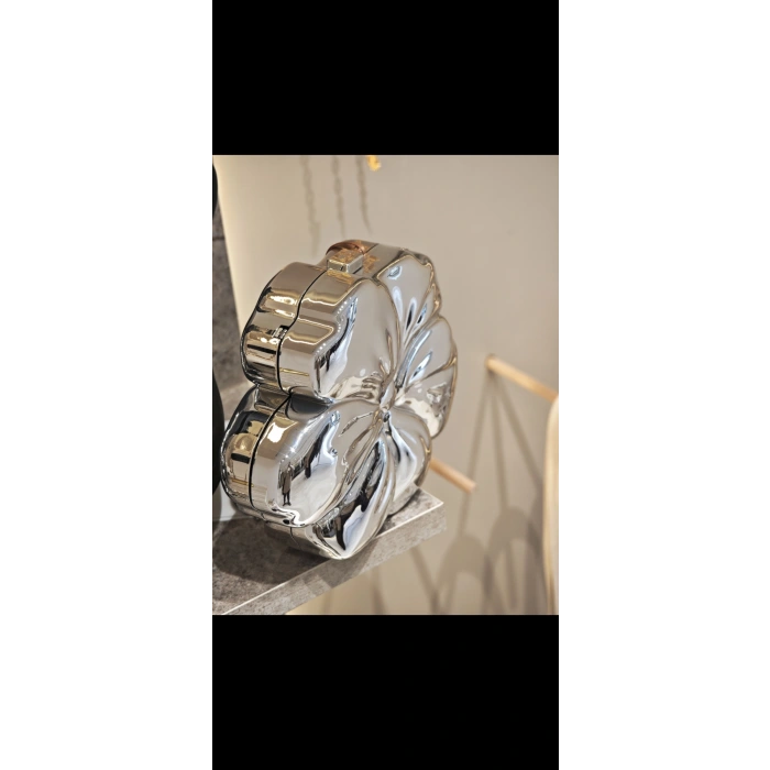 ÇİÇEK GÜMÜŞ ÇANTA