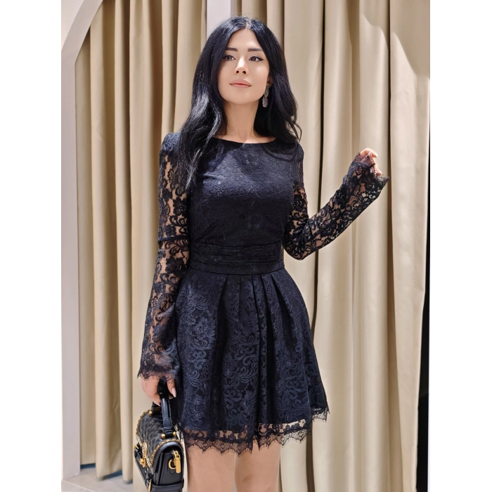 SİYAH TÜL ELBİSE EXPL