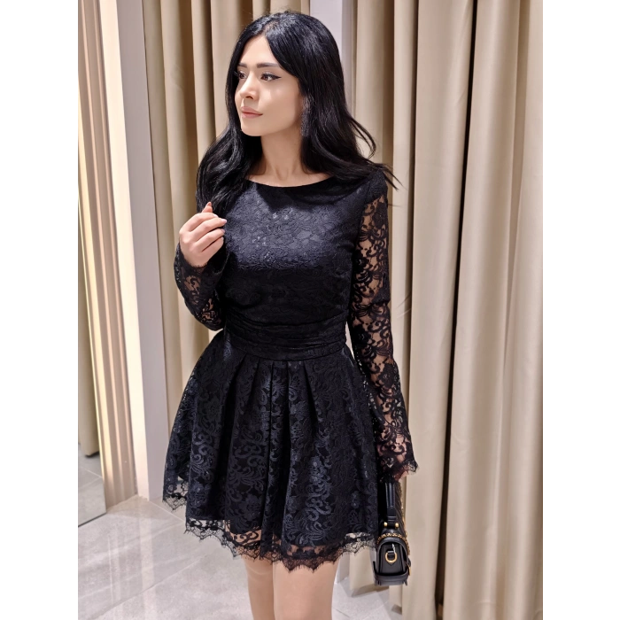 SİYAH TÜL ELBİSE EXPL