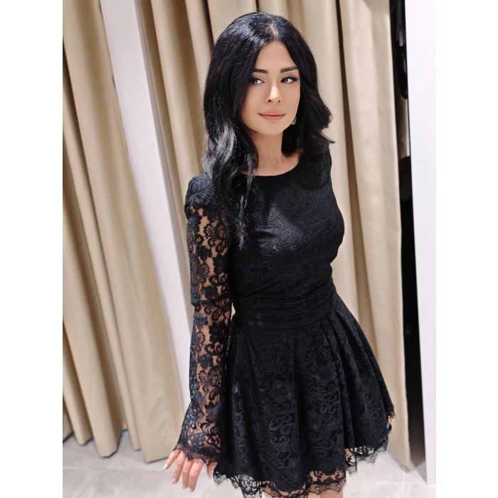 SİYAH TÜL ELBİSE EXPL
