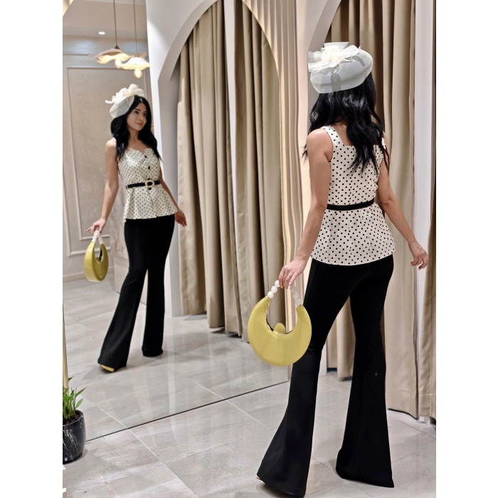 SİYAH İSPANYOL MOSS PANTOLON