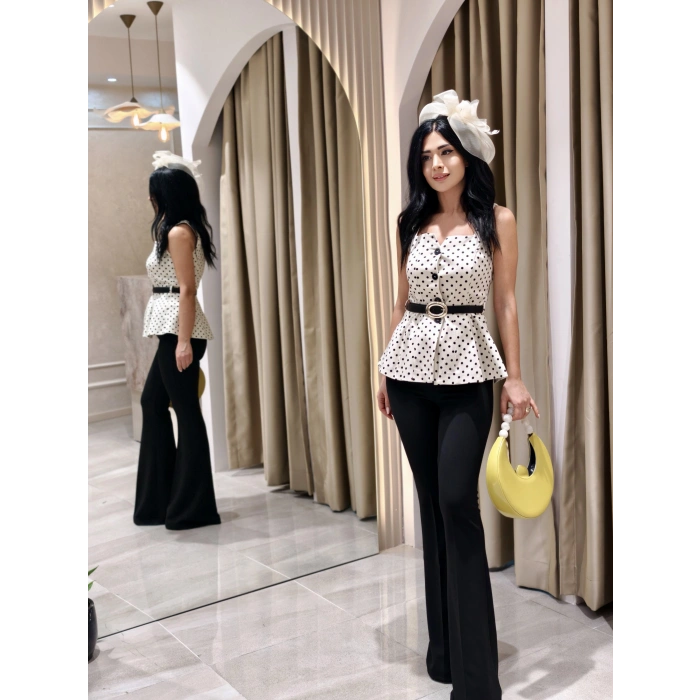 SİYAH İSPANYOL MOSS PANTOLON