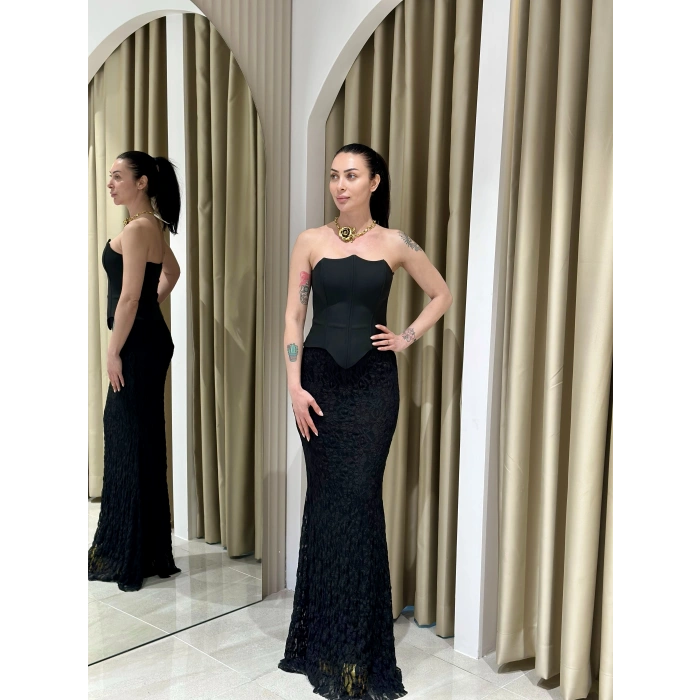 DANTEL DETAY TASARIM MİSS ELBİSE