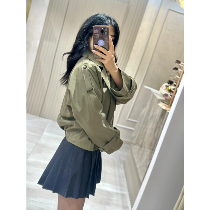 BOMBER İTHAL KISA TRENÇ