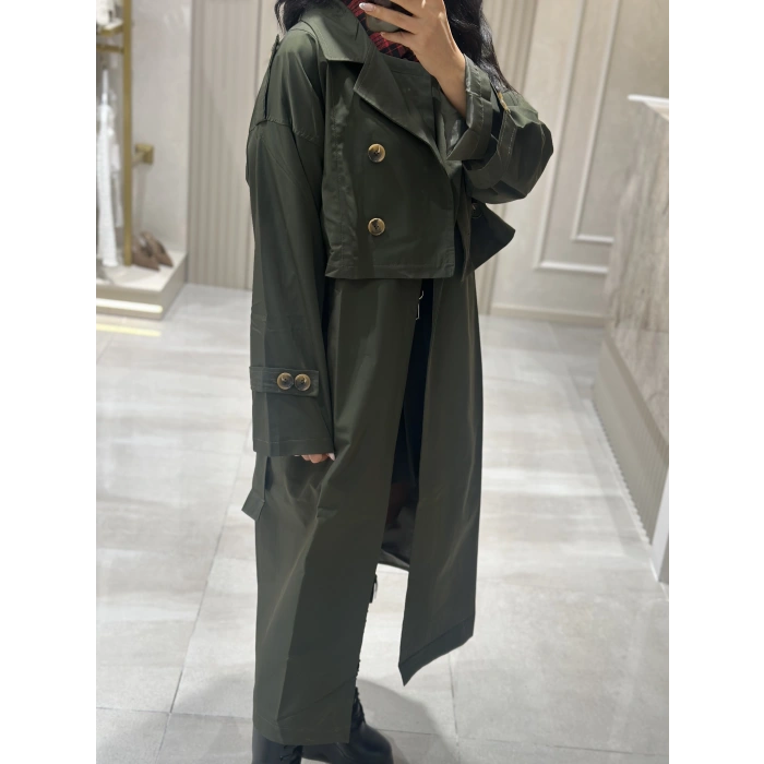 İKİLİ TASARIM TRENÇ