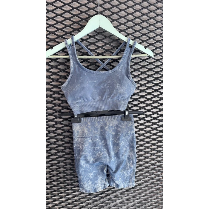 ALPHA YIKAMALI MAVİ ŞORTLU TAKIM