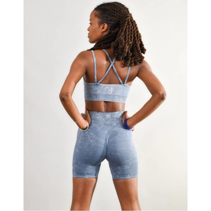 ALPHA YIKAMALI MAVİ ŞORTLU TAKIM