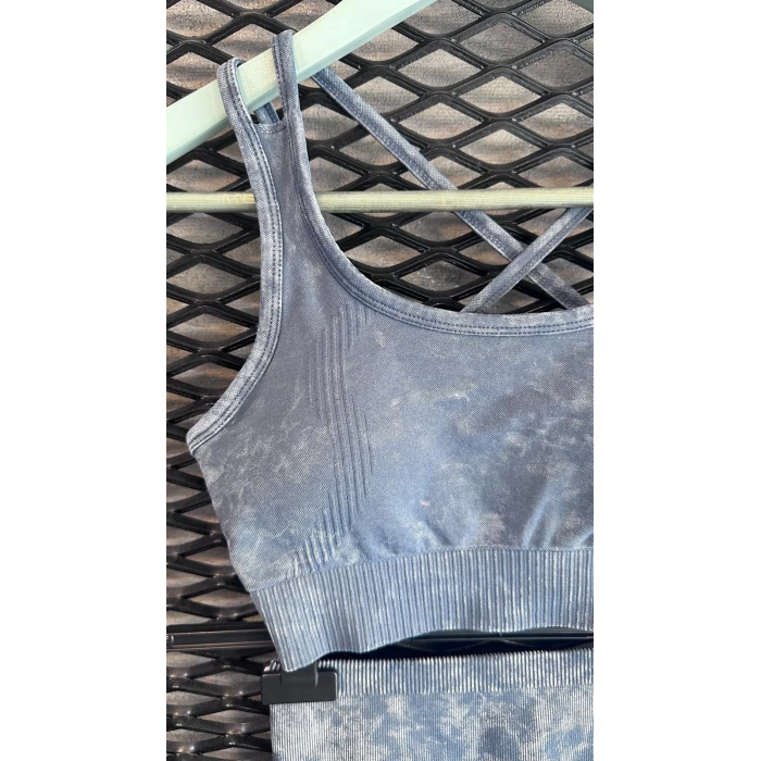 ALPHA YIKAMALI MAVİ ŞORTLU TAKIM