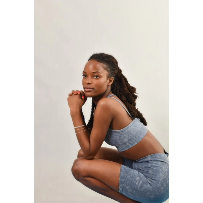 ALPHA YIKAMALI MAVİ ŞORTLU TAKIM