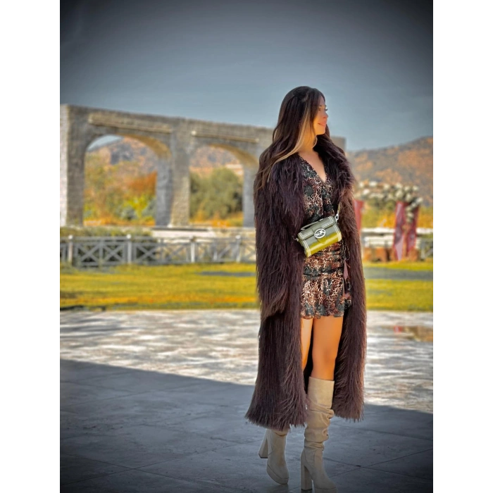 ANTİK KAHVE UZUN KÜRK