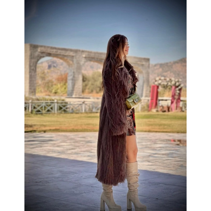 ANTİK KAHVE UZUN KÜRK