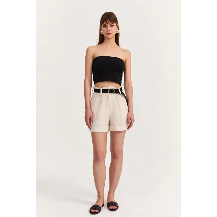 Basic Büstiyer Bluz Siyah