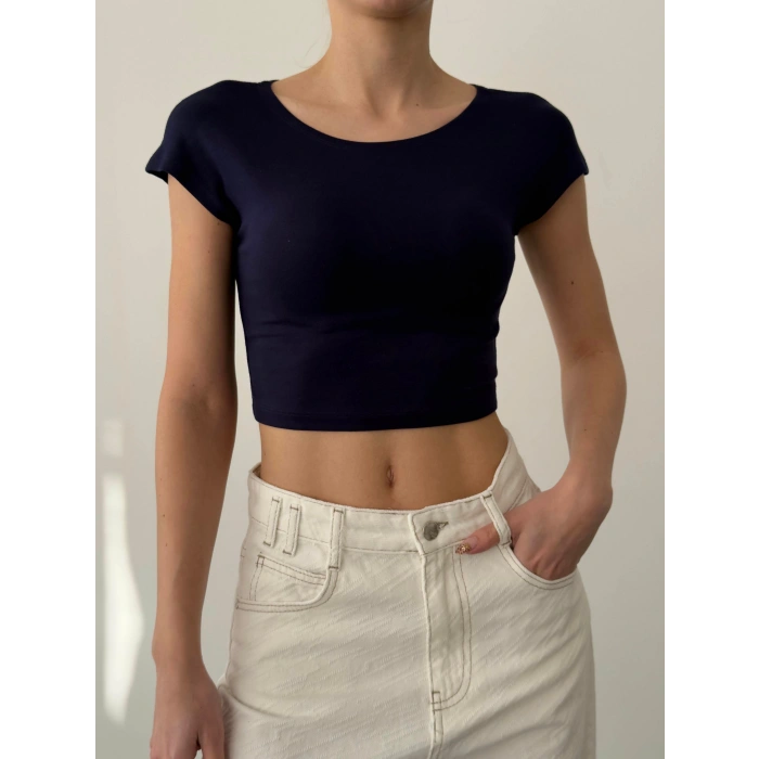 BASİC KISA KOL CROPTOP