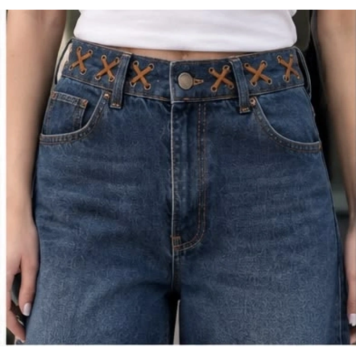 BEL SÜET DETAY JEAN PANTOLON
