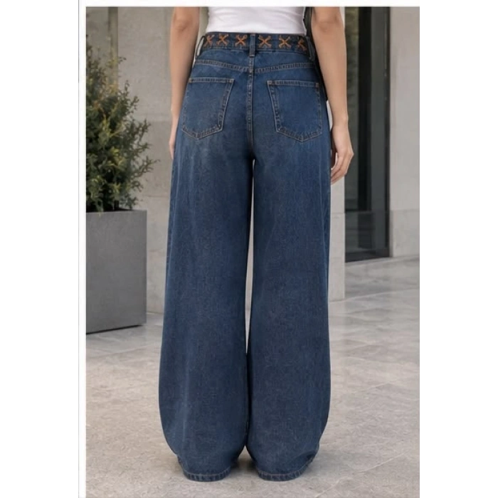 BEL SÜET DETAY JEAN PANTOLON