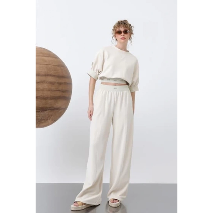 BELİ LASTİKLİ MODAL PANTOLON