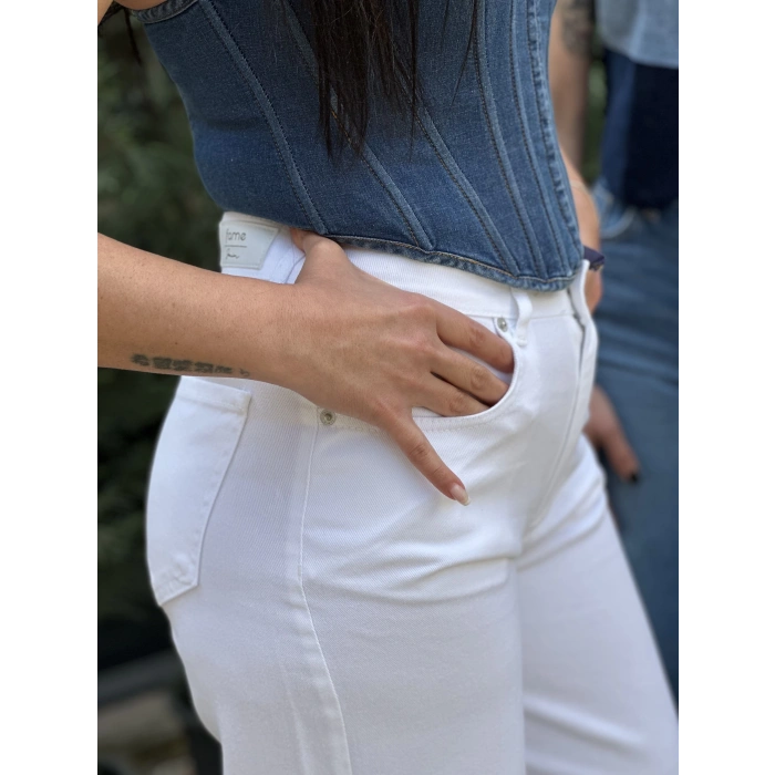 BEYAZ JEAN PANTOLON