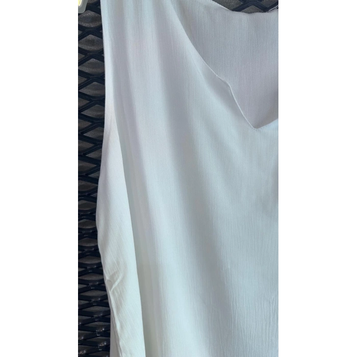 BEYAZ VİSKON BLUZ