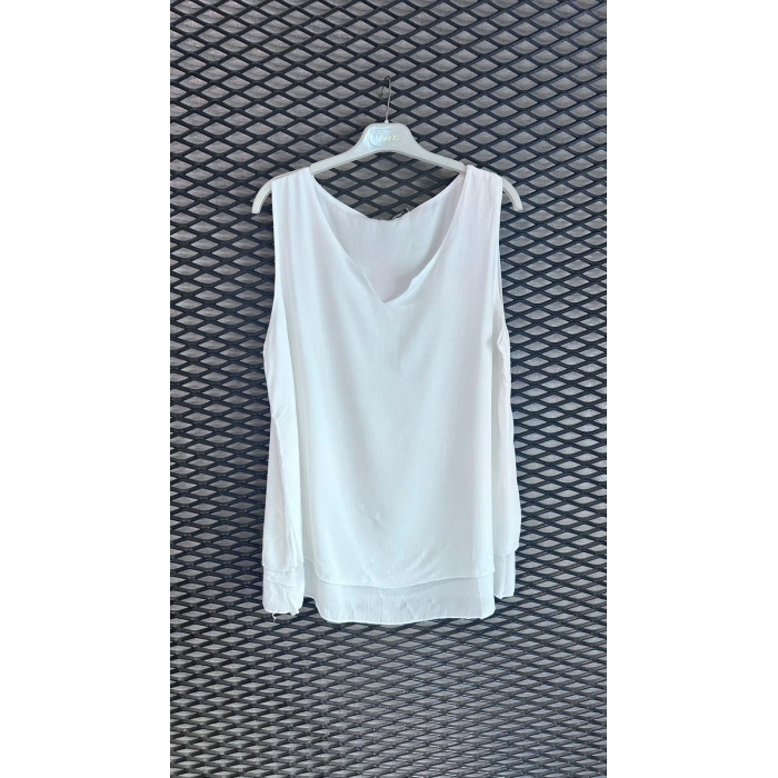 BEYAZ VİSKON BLUZ