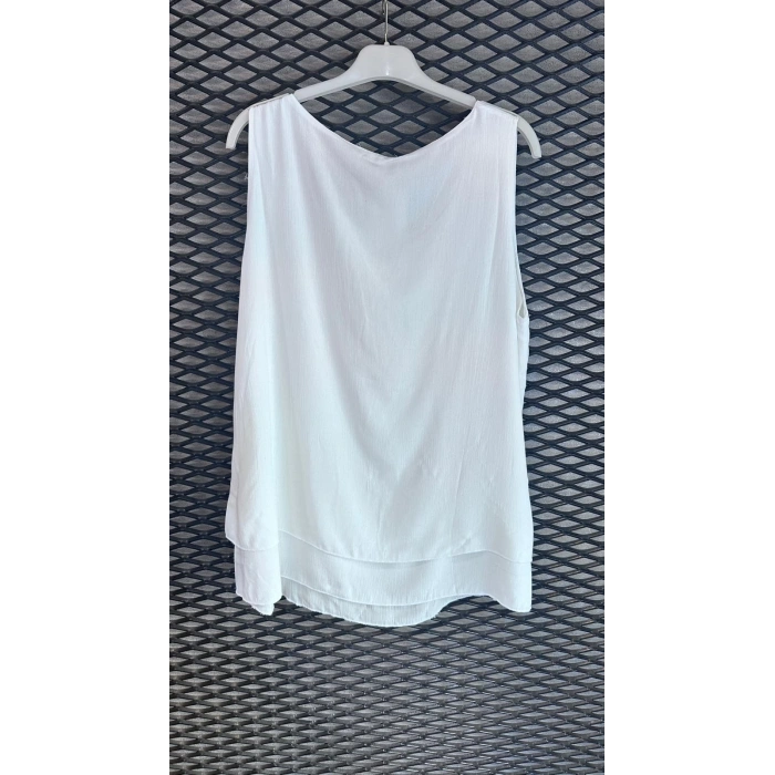 BEYAZ VİSKON BLUZ