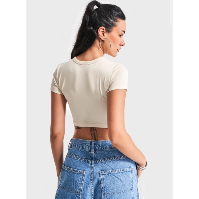 BİSİKLET YAKA CROP