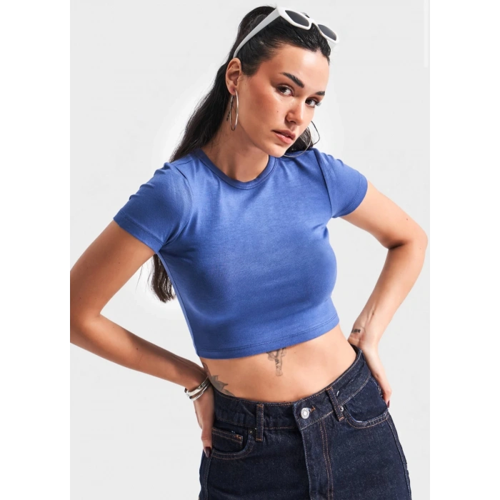 BİSİKLET YAKA CROP