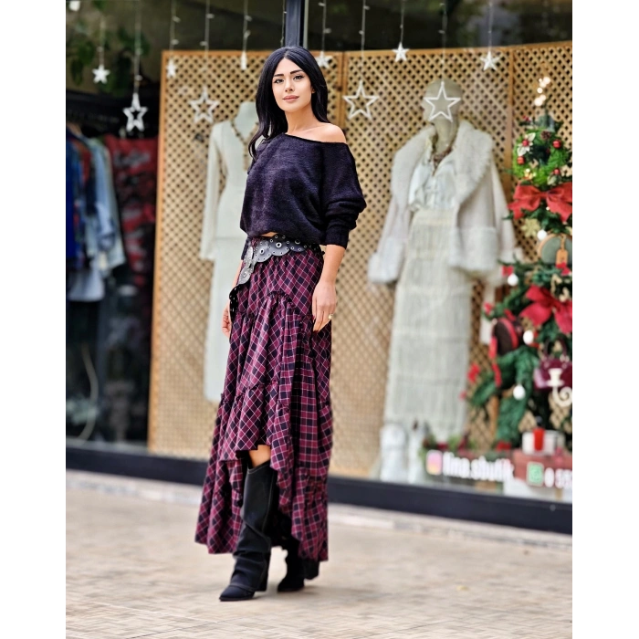 BORDO EKOSE ETEK YIRTMAÇLI