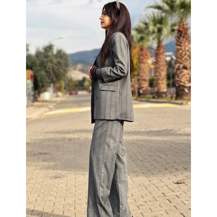 BORDO İŞLEME DETAY PANTOLON