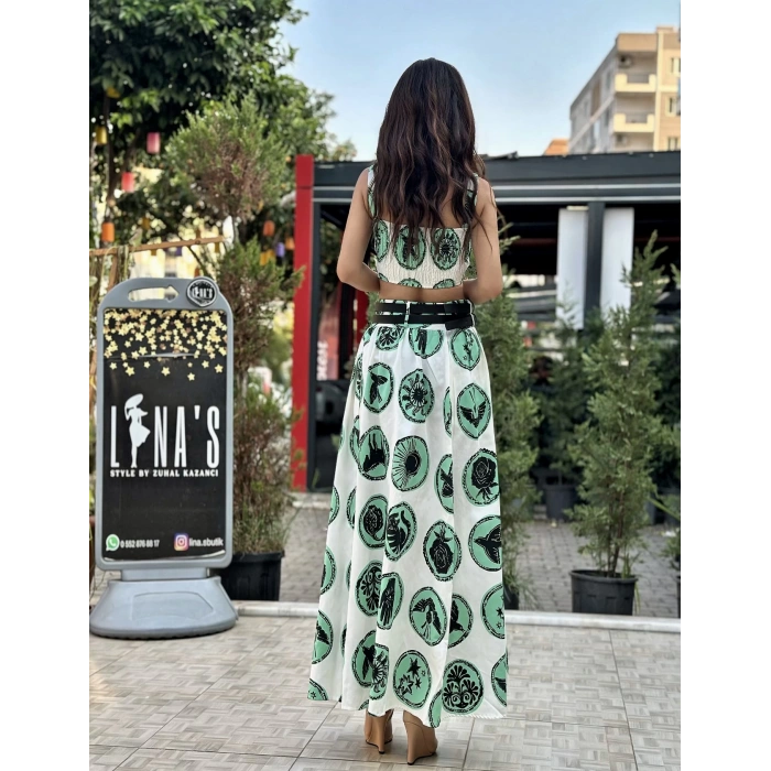 ÇİFT KEMERLİ MYSTİC ETEKLİ TAKIM