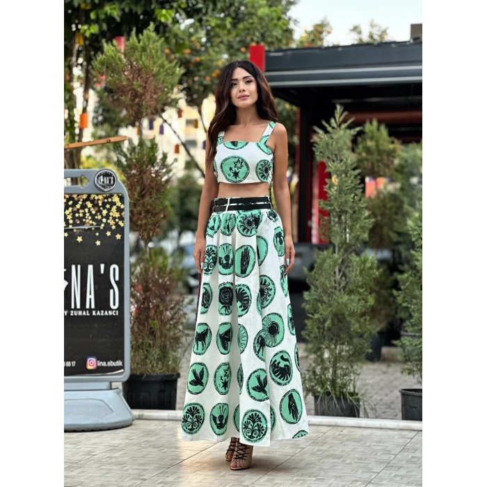 ÇİFT KEMERLİ MYSTİC ETEKLİ TAKIM