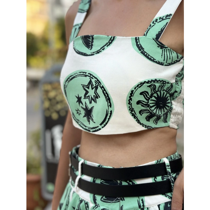 ÇİFT KEMERLİ MYSTİC ETEKLİ TAKIM