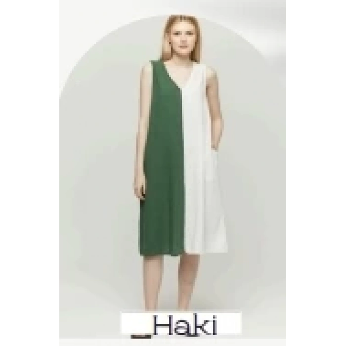ÇİFT RENK ELBİSE