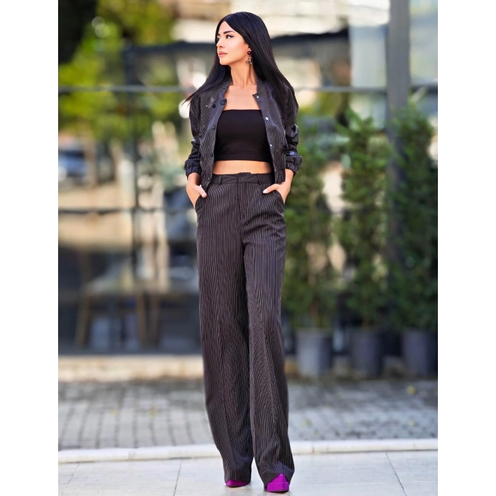 ÇİZGİLİ PALAZZO PANTOLON